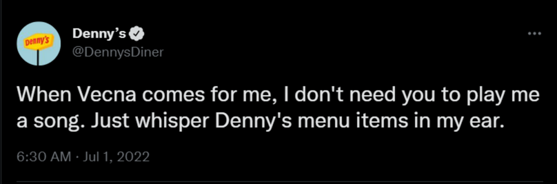 Denny's Twitter