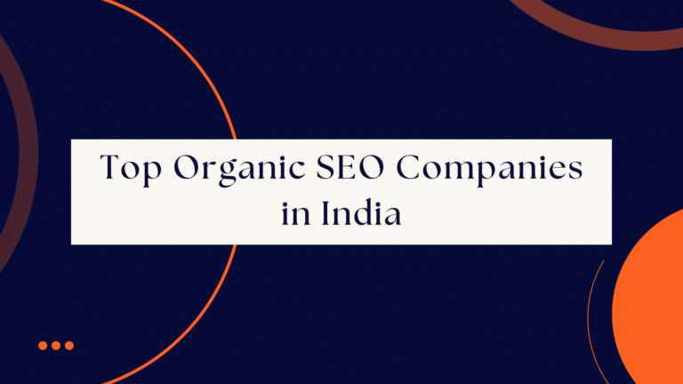 orgnaic seo companies in india