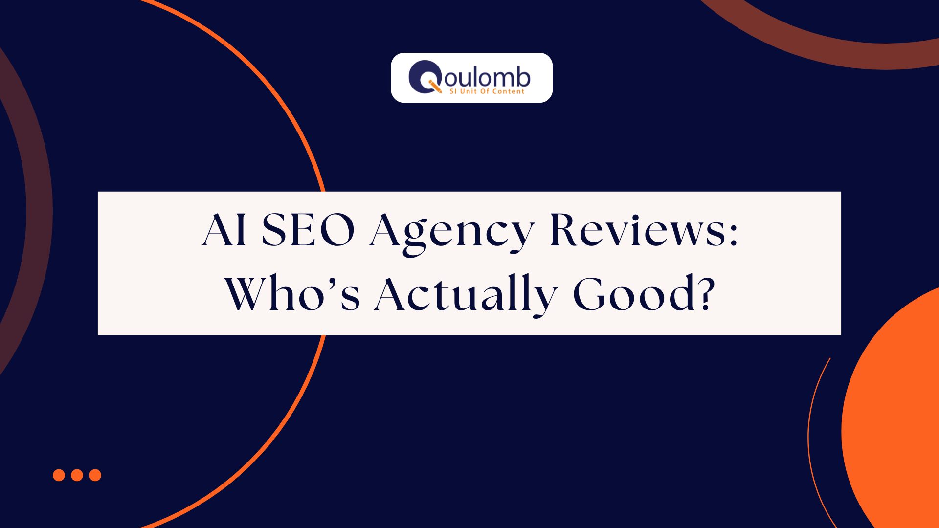 AI SEO Agency Reviews: Who’s Actually Good?