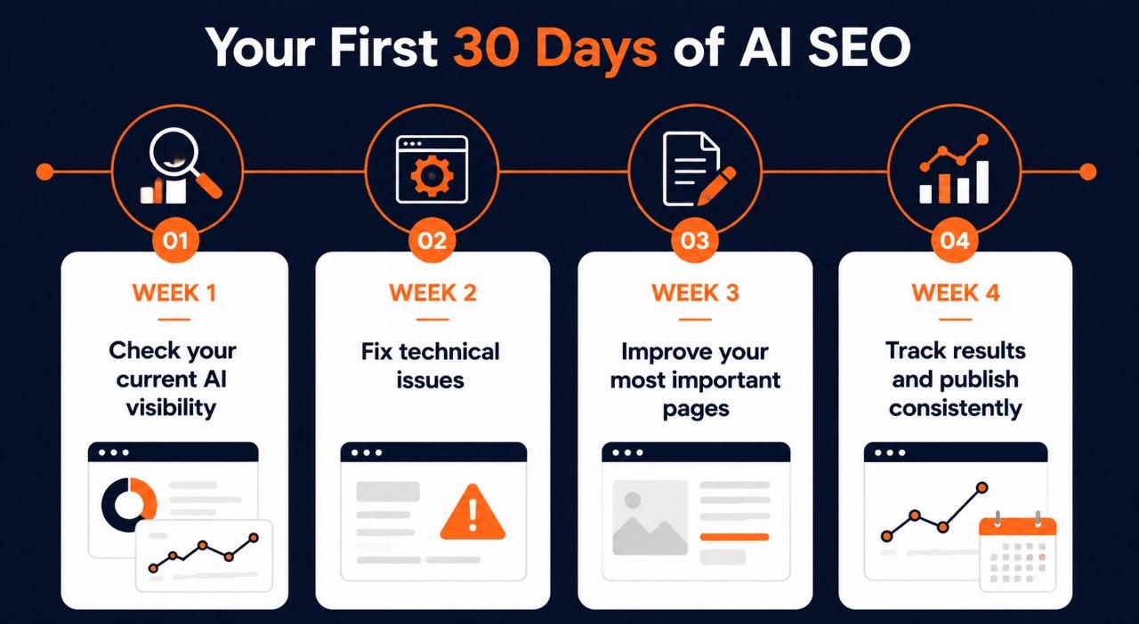 First 30 Days of AI SEO