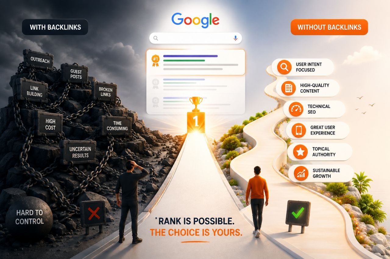 How to Rank on Google Without Backlinks