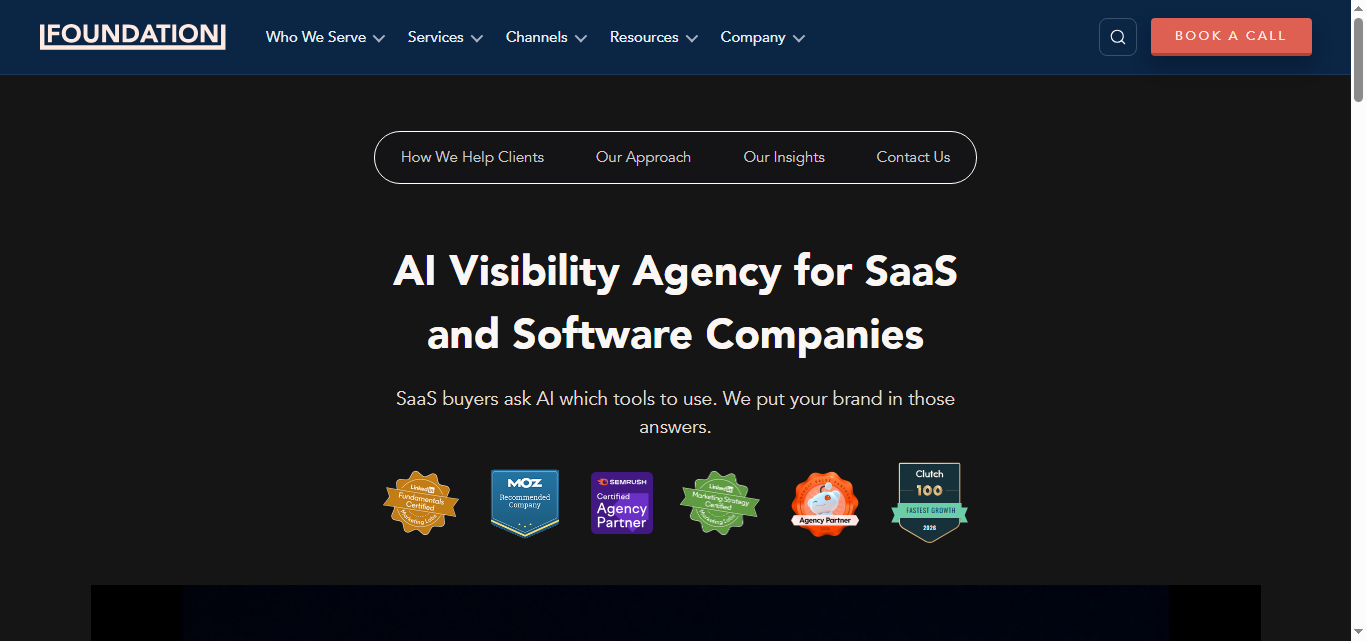 Foundation — Best for B2B SaaS Distribution-Led GEO