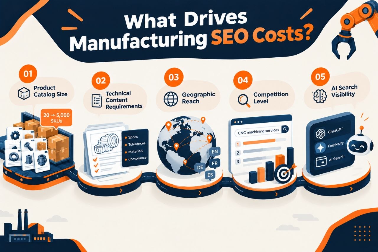 What Drives Manufacturing SEO Costs?